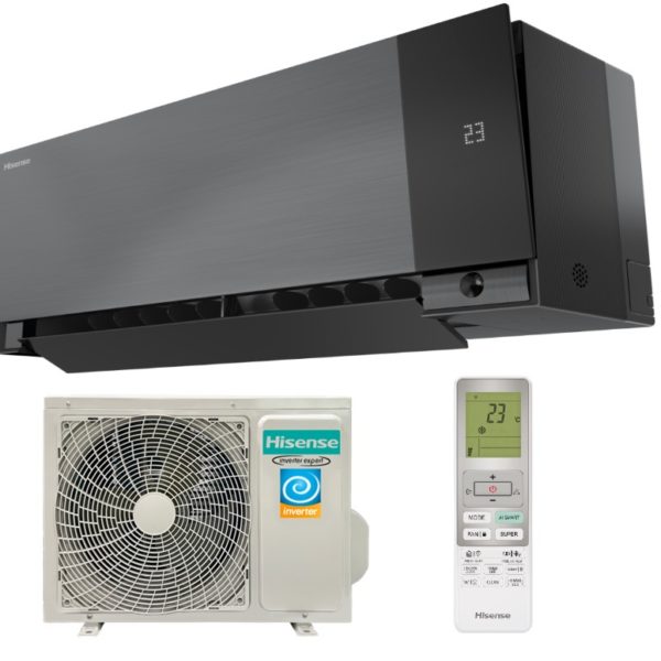 Сплит-система Hisense Sensation Slider PRO Carbon Superior DC Inverter AS-10UW4RWMQK00(B)
